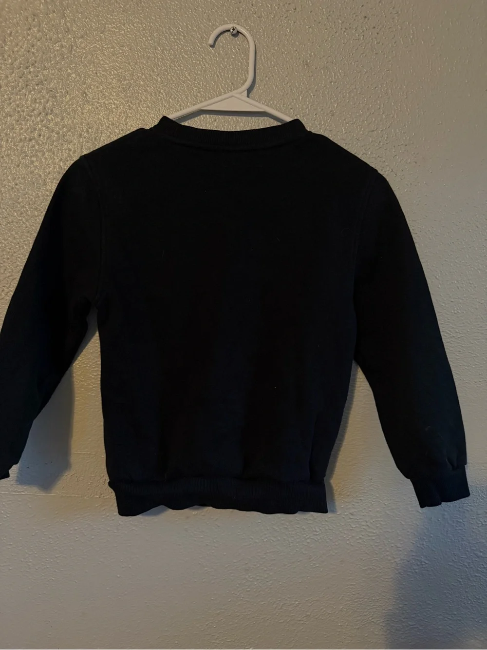 Nike Black Kids Sweatshirt with White Swoosh Logo